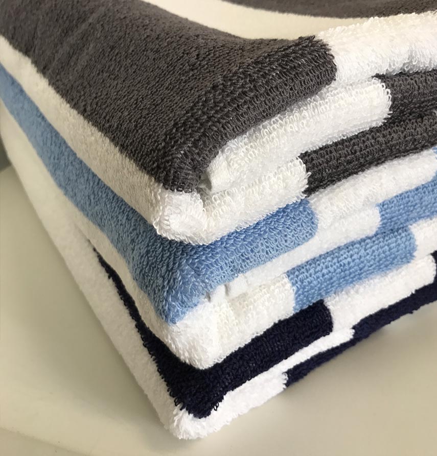 OceanBreeze Premium Custom 100% Cotton Foldable Soft Sand Free Travel Beach Towel