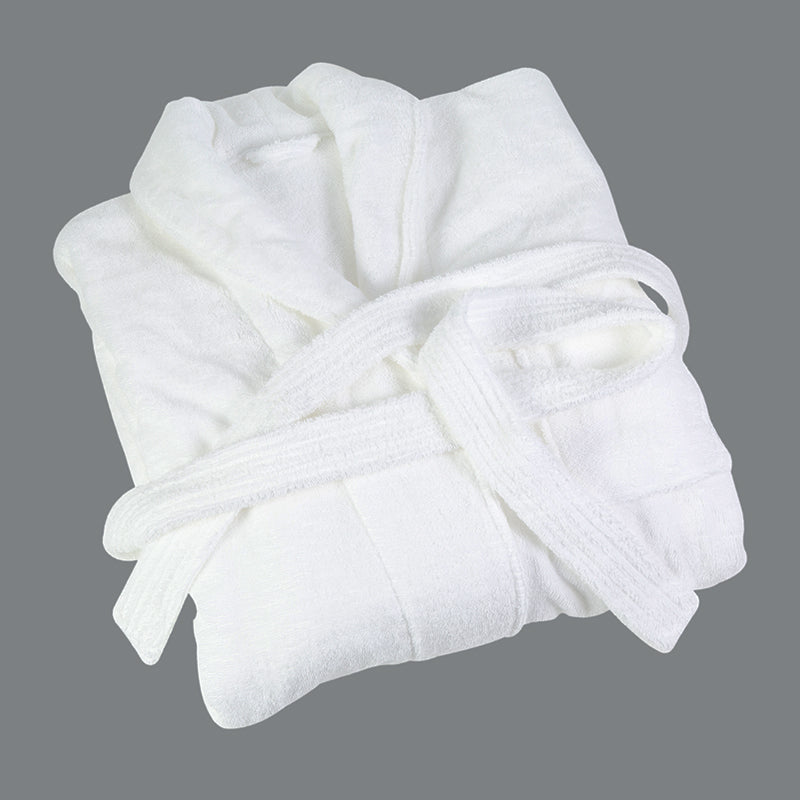Velora Velour Cotton Hotel Spa Hooded Bathrobe Custom Logo Robe