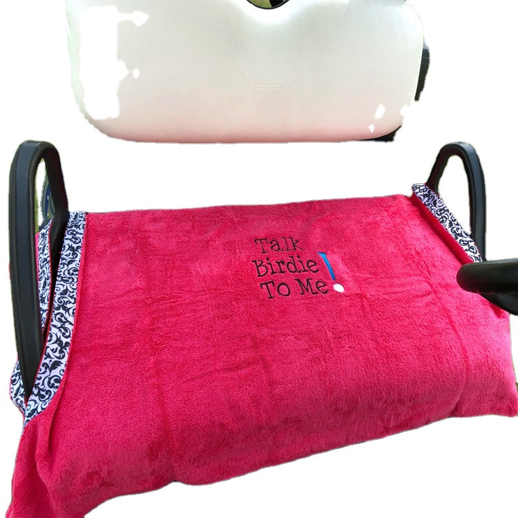 GolfGuard Custom Terry Cloth Golf Cart Seat Cover & Protective Blanket Towel