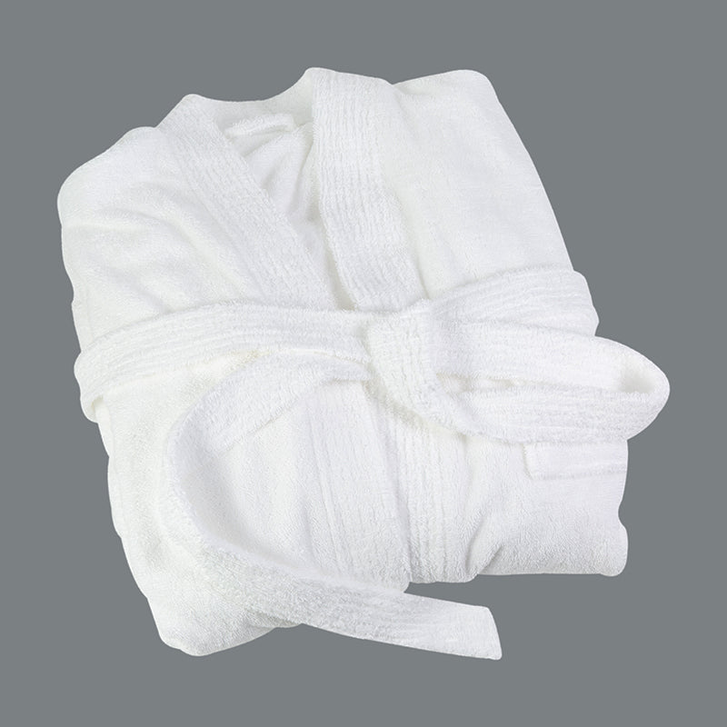 Velora Velour Cotton Hotel Spa Hooded Bathrobe Custom Logo Robe