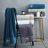 RoyalComfort Luxury 100% Cotton Custom Logo Embroidered Hotel Face Hand Bath Towel Set