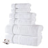 Elite Customized Logo White 100% Cotton Hotel Hand & Bath Towel Set for Hotels & Spas