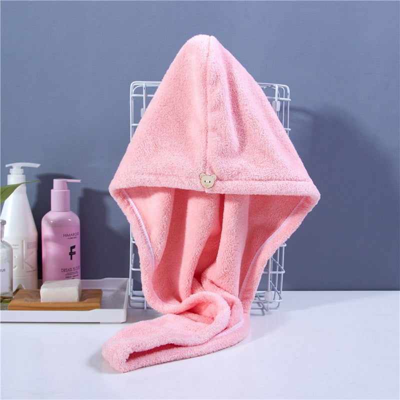 FreshFlow Soft Microfiber Hair Drying Turban Towel Ultra Absorbent Quick Dry Salon Towel
