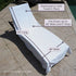 Premium Cotton Terry Sun Lounger Towel Cover with Customized Side Pockets