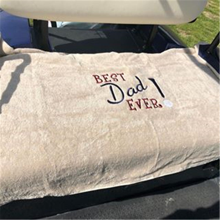 GolfGuard Custom Terry Cloth Golf Cart Seat Cover & Protective Blanket Towel
