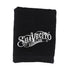 StyleCare Custom Logo 100% Cotton Black Salon Towel for Hairdressing, Barbershop & Spa Use