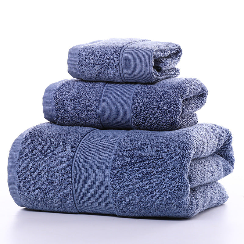 PureSoft 100% Cotton Luxury White Terry Bath & Hand Towel Set for Hotels, Spas & Home