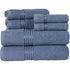Premium Cotton Hotel Towel Set with German Embroidery Logo and Satin Border