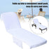 Premium Cotton Terry Sun Lounger Towel Cover with Customized Side Pockets