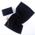 StyleCare Custom Logo 100% Cotton Black Salon Towel for Hairdressing, Barbershop & Spa Use