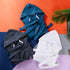 Royal Custom Logo Cotton Waffle Hooded Luxury Hotel Bathrobe