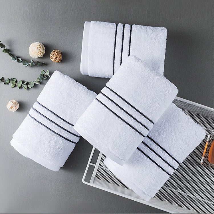 High Quality 100% Cotton Hotel Towel Set with Luxury Gift Packaging for Hotel and Home