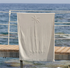 CoastLuxe Custom Embossed High Low Weave Velour Terry 100% Cotton Jacquard Beach Towel