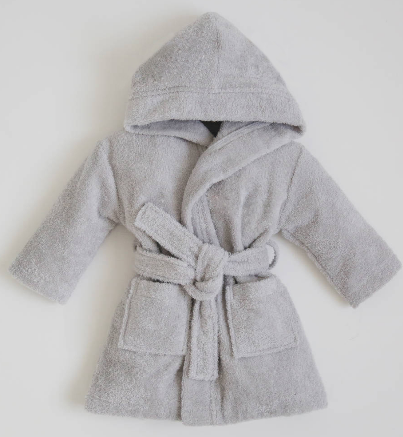 Mini 100% Cotton Terry Kids Spa Robe Custom Design Kimono Bathrobe for Children