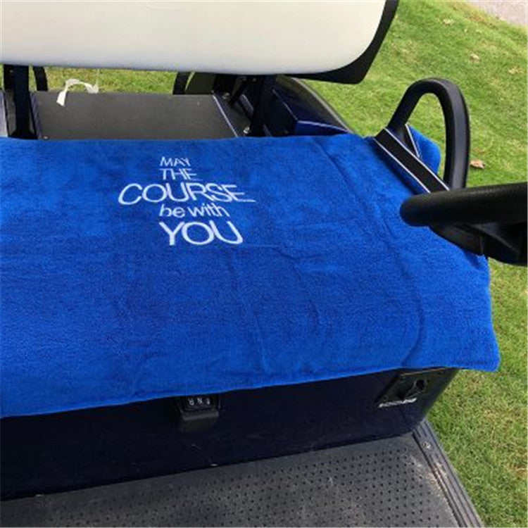 GolfGuard Custom Terry Cloth Golf Cart Seat Cover & Protective Blanket Towel