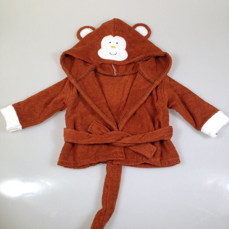 Mini 100% Cotton Terry Kids Spa Robe Custom Design Kimono Bathrobe for Children
