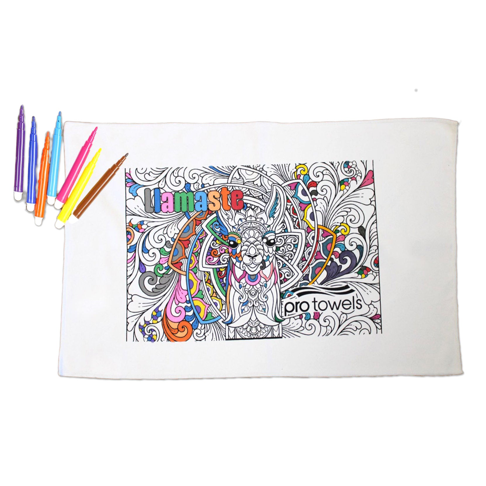 Wholesale Logo Printed Yoga Workout & Sports Towel (Color Splash)