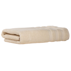 100% Turkish Cotton Cream Stripe Bath Towel