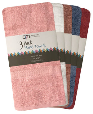 Wholesale 16" x 26" Assorted colors Hand Towel (36 pcs)