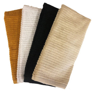 Wholesale Assorted colors Ribbed Hand Towel (96 pcs)