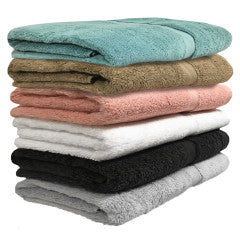 Wholesale Cotton 20" x 35" Oversized solid color Hand Towels