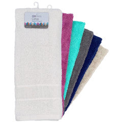 Wholesale 100% Cotton assorted colors paris hand towel