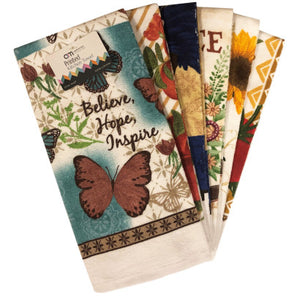 Wholesale Heavy Weight Printed Velour Kitchen Towel (144 pcs)