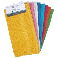 Wholesale 2 Pack 13" x 13"  Extra Heavy assorted Washcloths