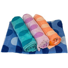 Wholesale 28" x 60" Velour Beach Towels Assorted colors
