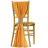 Wholesale 5pcs Pack of Chiffon Chair Sashes 19" x 72"