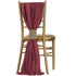 Wholesale 5pcs Pack of Chiffon Chair Sashes 19" x 72"