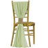 Wholesale 5pcs Pack of Chiffon Chair Sashes 19" x 72"