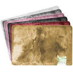 Wholesale 24" x 36" Ultra soft fur assorted color mats
