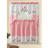 Wholesale Embroidered roses lace Window Curtain Set