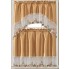 Wholesale flower Embroidered royal design Window Curtain Set