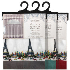 Wholesale Paris eiffel tower Window Curtain Set