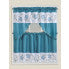 Wholesale Embroidered daisies lace Window Curtain Set