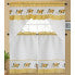 Wholesale Yellow Sunflower design Window Curtain Set