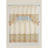 Wholesale artistic flower Lace Window Curtain Set