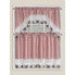 Wholesale Embroidered butterfly design Window Curtain Set