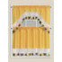 Wholesale Embroidered butterfly design Window Curtain Set