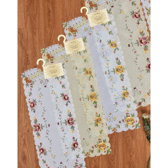 Wholesale English farmhouse Embroidered Table Runner