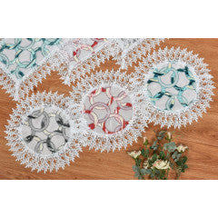 Wholesale Embroidered Doily with Circles