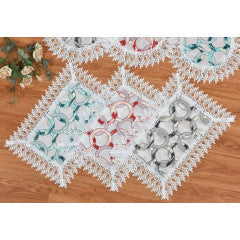 Wholesale Embroidered Place Mat with Circles