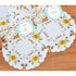 Wholesale Embroidered Doily sunflower design