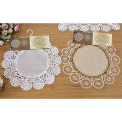 Wholesale Doily with Circle Border