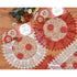 Wholesale Embroidered floral design Holiday Doily