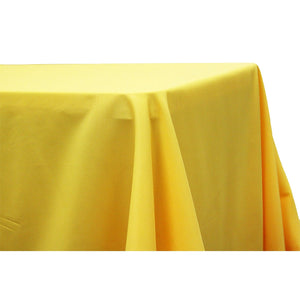 Golden wholesale Oblong Polyester Tablecloth