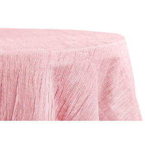 Accordion Crinkle Taffeta 132" Round Tablecloth - Alpha Cotton