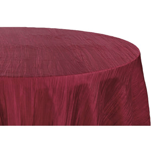 Wholesale Accordion Crinkle Taffeta 120" Round Tablecloth